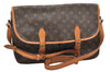 Authentic Louis Vuitton Monogram Gibeciere GM Shoulder Cross Bag M42246 LV 4546K