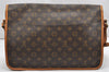 Authentic Louis Vuitton Monogram Gibeciere GM Shoulder Cross Bag M42246 LV 4546K