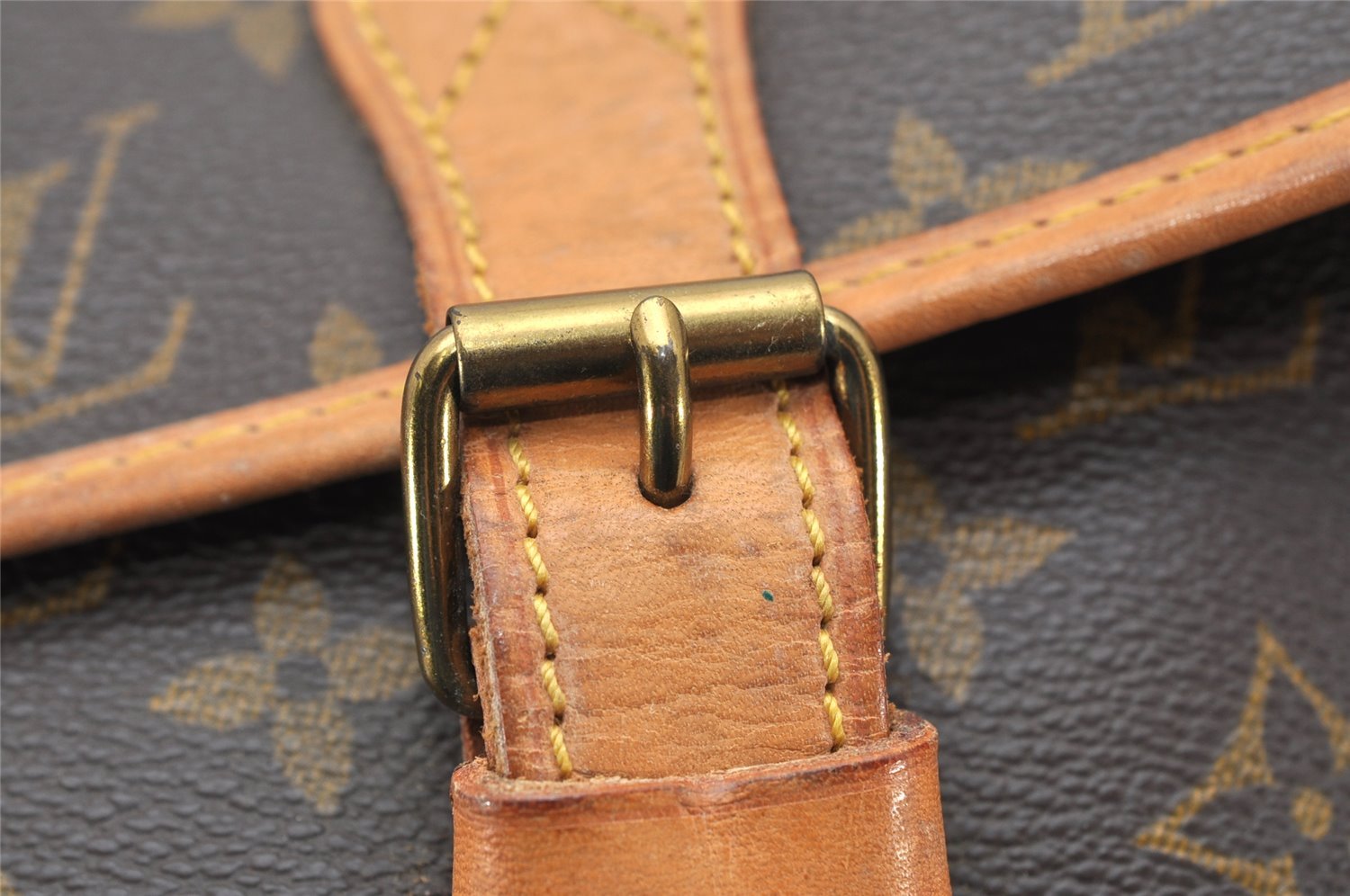 Authentic Louis Vuitton Monogram Gibeciere GM Shoulder Cross Bag M42246 LV 4546K