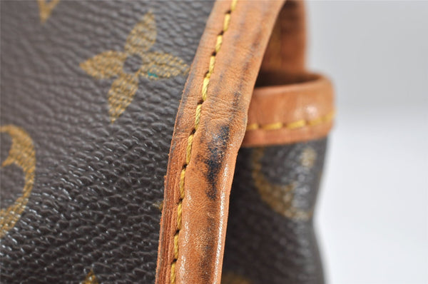 Authentic Louis Vuitton Monogram Gibeciere GM Shoulder Cross Bag M42246 LV 4546K