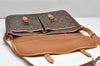 Authentic Louis Vuitton Monogram Gibeciere GM Shoulder Cross Bag M42246 LV 4546K