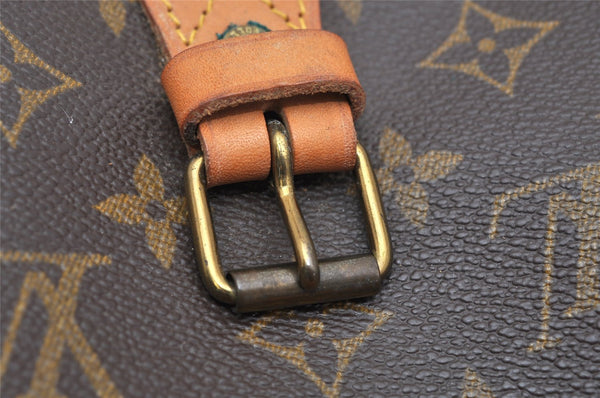 Authentic Louis Vuitton Monogram Gibeciere GM Shoulder Cross Bag M42246 LV 4546K