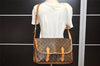 Authentic Louis Vuitton Monogram Gibeciere GM Shoulder Cross Bag M42246 LV 4546K
