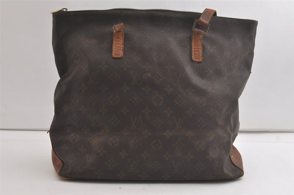 Authentic Louis Vuitton Monogram Cabas Mezzo Shoulder Tote Bag M51151 Junk 4547K