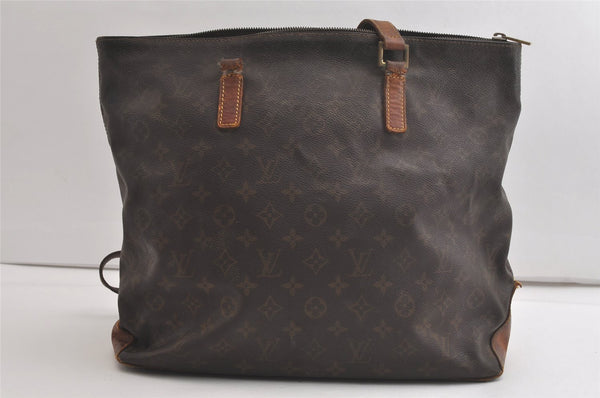 Authentic Louis Vuitton Monogram Cabas Mezzo Shoulder Tote Bag M51151 Junk 4547K