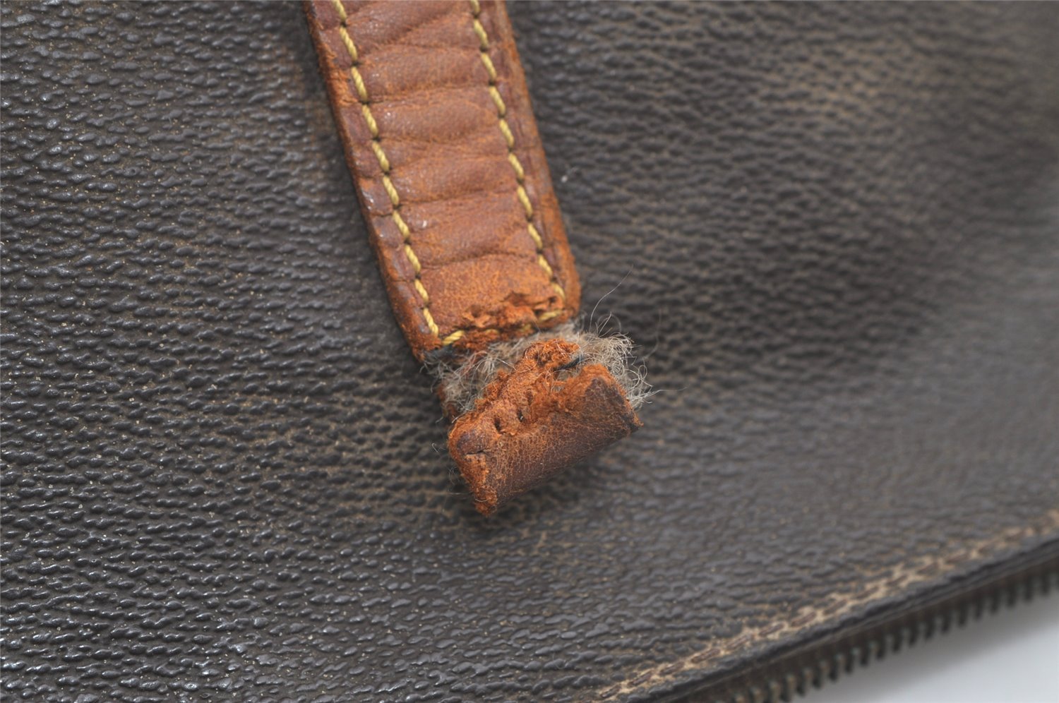 Authentic Louis Vuitton Monogram Cabas Mezzo Shoulder Tote Bag M51151 Junk 4547K