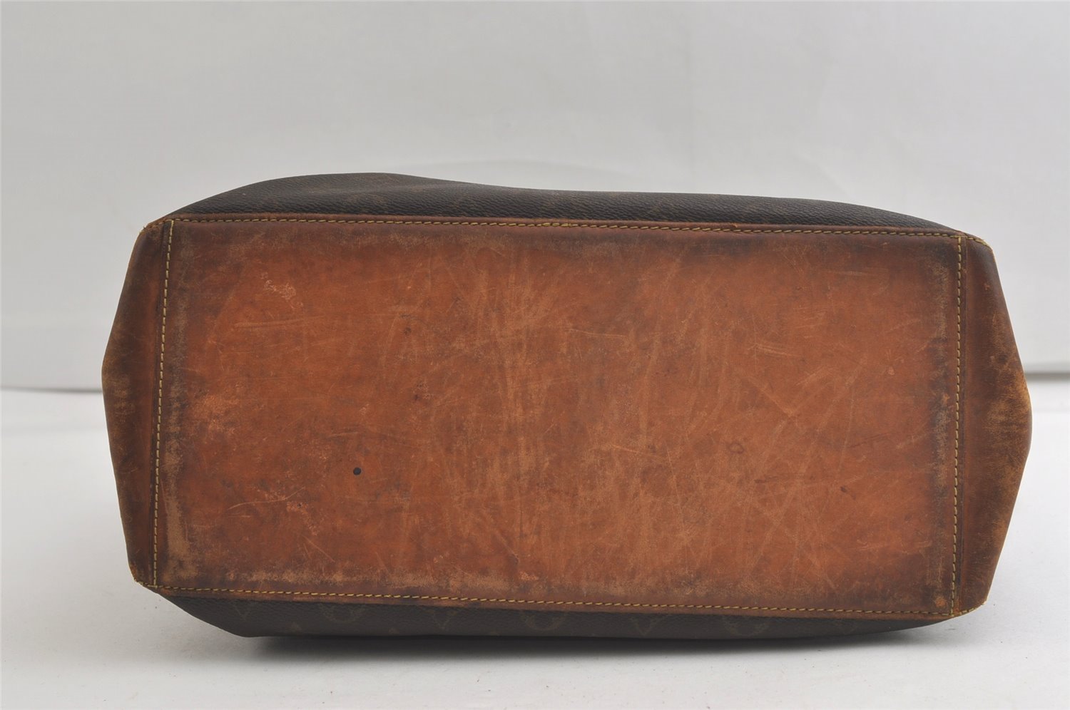 Authentic Louis Vuitton Monogram Cabas Mezzo Shoulder Tote Bag M51151 Junk 4547K