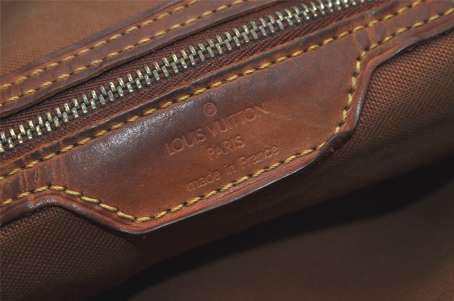 Authentic Louis Vuitton Monogram Cabas Mezzo Shoulder Tote Bag M51151 Junk 4547K