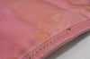 Authentic PRADA Vintage Nylon Tessuto Leather Shoulder Tote Bag Pink 4548I