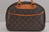 Authentic Louis Vuitton Monogram Trouville Hand Bag Purse M42228 LV 4548J