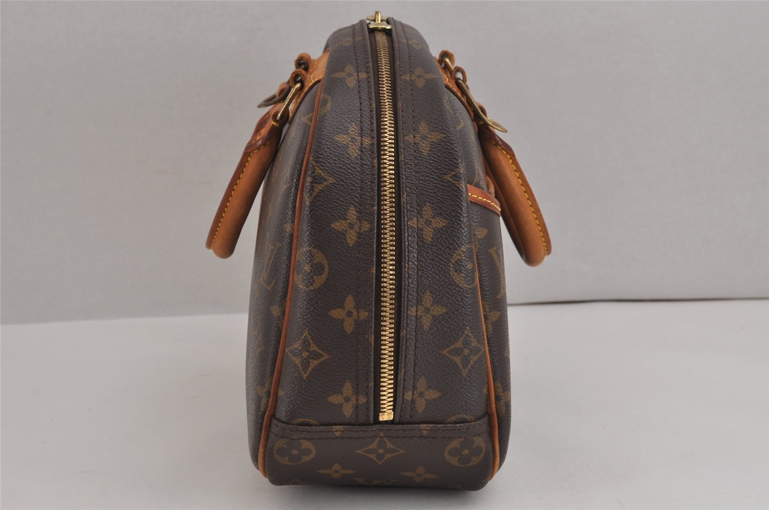 Authentic Louis Vuitton Monogram Trouville Hand Bag Purse M42228 LV 4548J