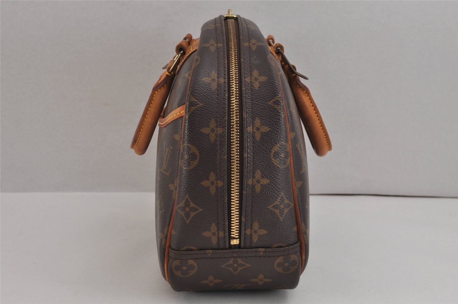 Authentic Louis Vuitton Monogram Trouville Hand Bag Purse M42228 LV 4548J
