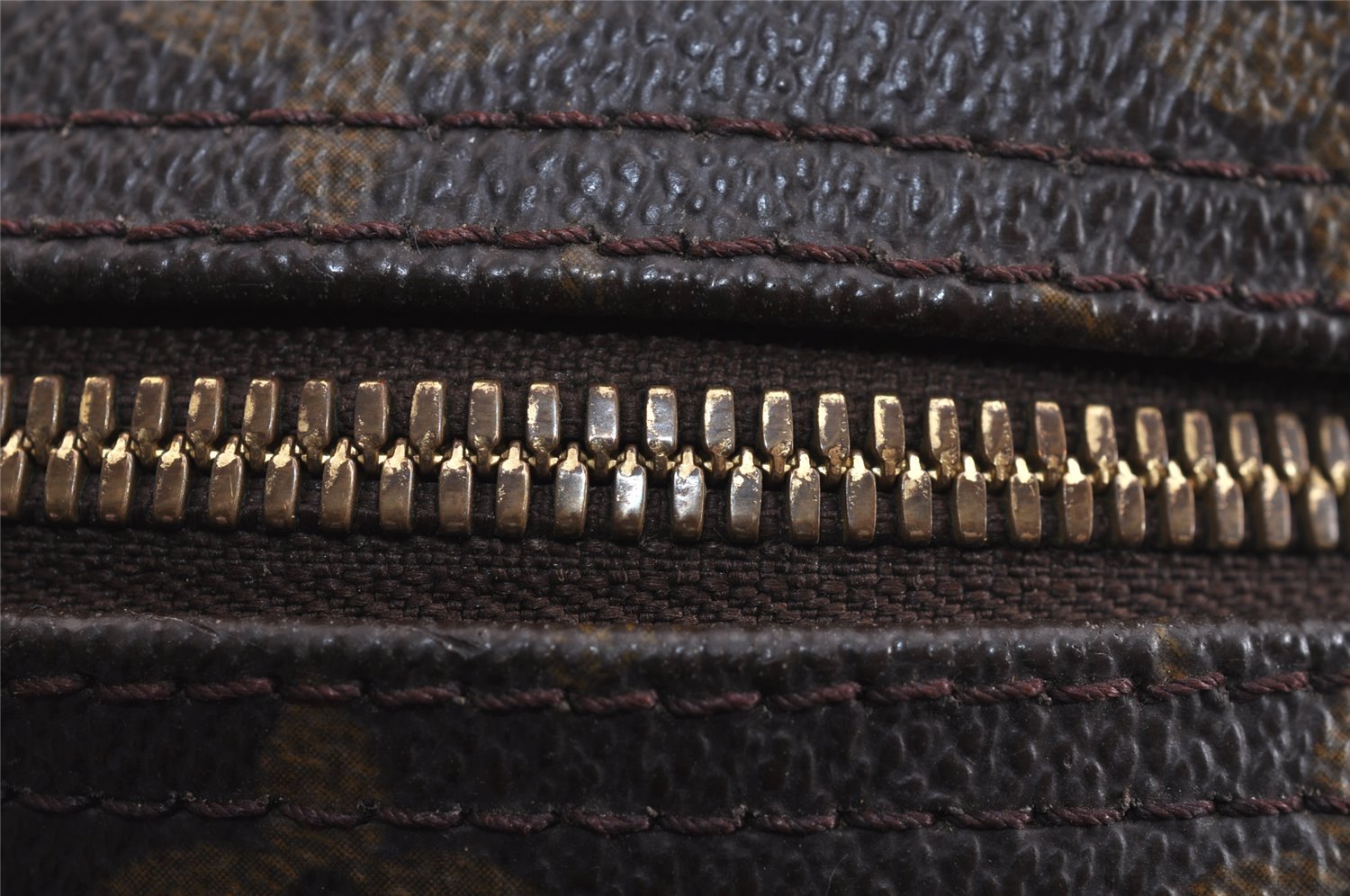 Authentic Louis Vuitton Monogram Trouville Hand Bag Purse M42228 LV 4548J