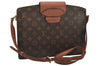 Authentic Louis Vuitton Monogram Courcelles Shoulder Cross Bag M51375 LV 4549J
