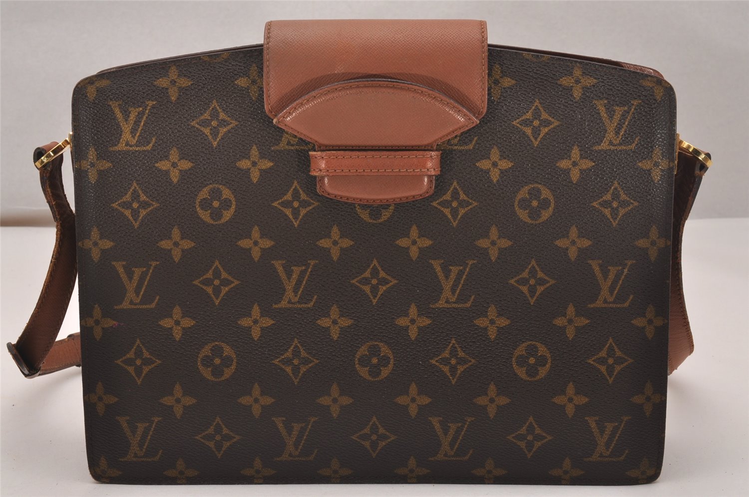 Authentic Louis Vuitton Monogram Courcelles Shoulder Cross Bag M51375 LV 4549J