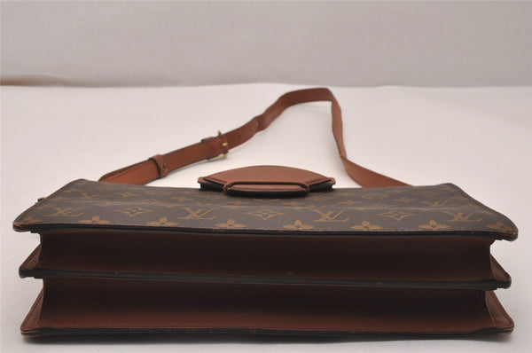 Authentic Louis Vuitton Monogram Courcelles Shoulder Cross Bag M51375 LV 4549J