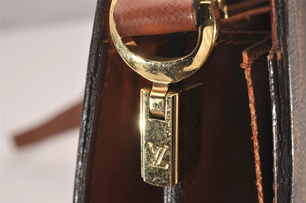 Authentic Louis Vuitton Monogram Courcelles Shoulder Cross Bag M51375 LV 4549J