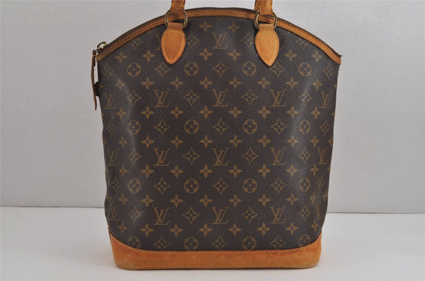 Authentic Louis Vuitton Monogram Lockit Vertical Hand Bag M40103 LV 4550J