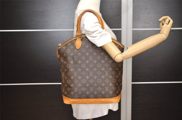Authentic Louis Vuitton Monogram Lockit Vertical Hand Bag M40103 LV 4550J