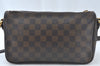 Authentic Louis Vuitton Damier Ravello GM Shoulder Cross Bag N60006 LV 4550K