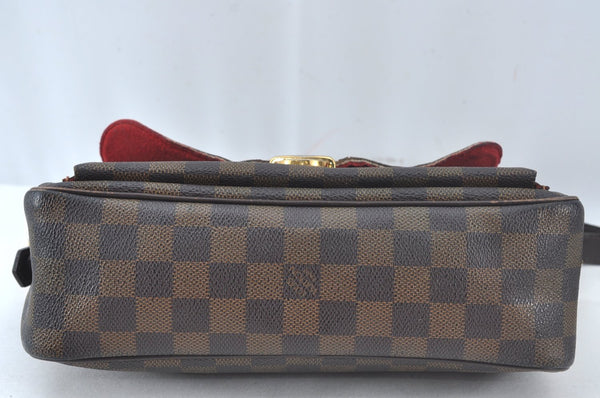Authentic Louis Vuitton Damier Ravello GM Shoulder Cross Bag N60006 LV 4550K