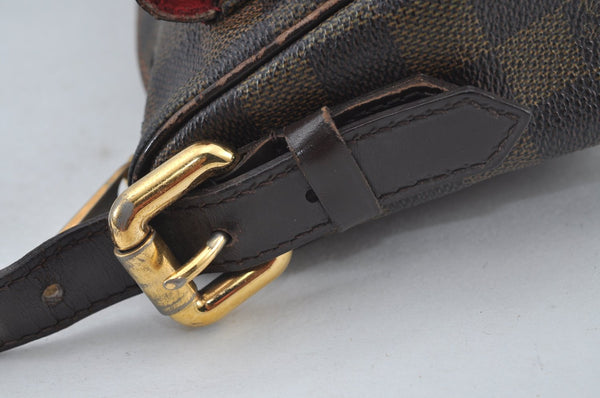 Authentic Louis Vuitton Damier Ravello GM Shoulder Cross Bag N60006 LV 4550K