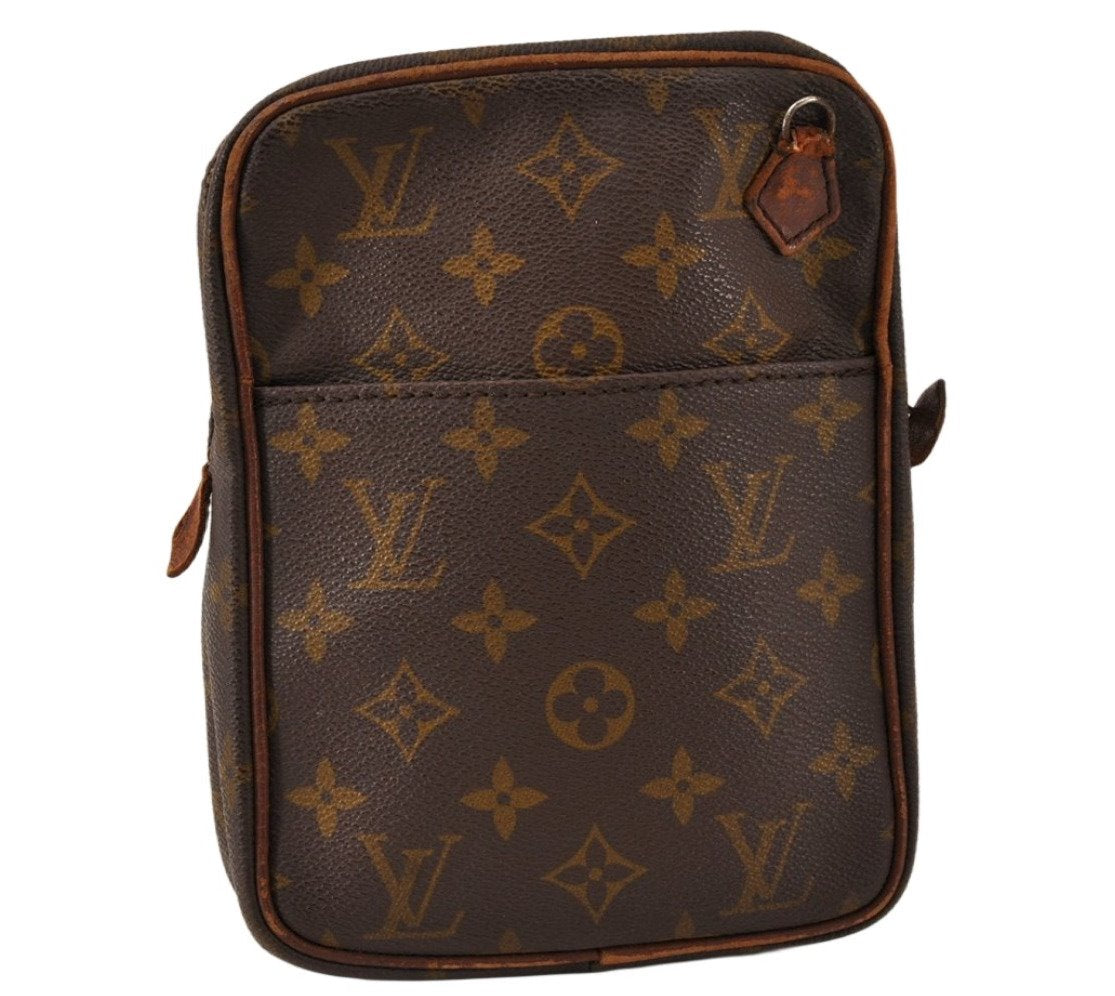 Authentic Louis Vuitton Monogram Danube Shoulder Bag Old Model LV Junk 4551K
