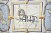 Authentic HERMES Carre 90 Scarf "GRAND APPARAT" Silk Blue 4555J