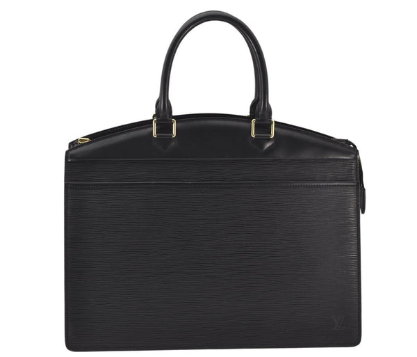 Authentic Louis Vuitton Epi Riviera Hand Bag Black M48182 LV Junk 4555K