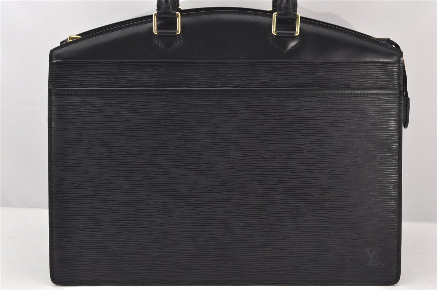 Authentic Louis Vuitton Epi Riviera Hand Bag Black M48182 LV Junk 4555K