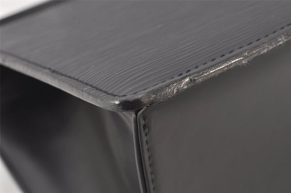 Authentic Louis Vuitton Epi Riviera Hand Bag Black M48182 LV Junk 4555K