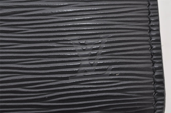 Authentic Louis Vuitton Epi Riviera Hand Bag Black M48182 LV Junk 4555K