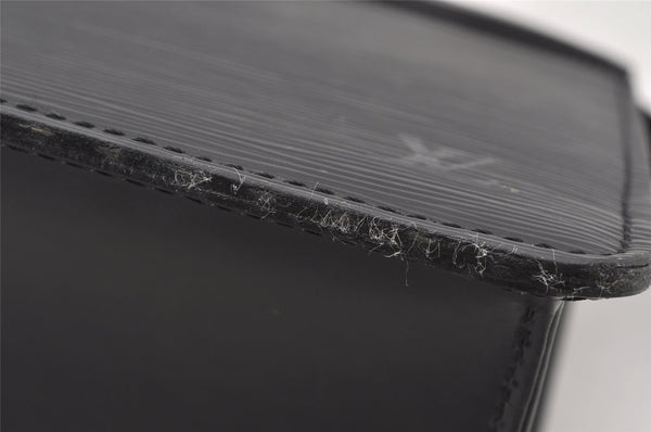 Authentic Louis Vuitton Epi Riviera Hand Bag Black M48182 LV Junk 4555K