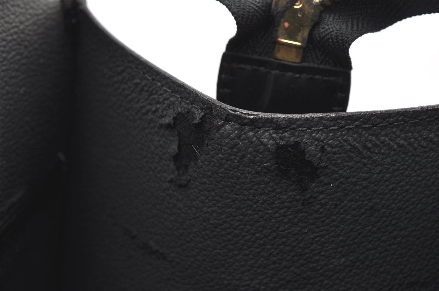 Authentic Louis Vuitton Epi Riviera Hand Bag Black M48182 LV Junk 4555K