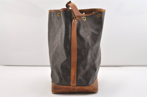 Authentic Louis Vuitton Monogram Noe Shoulder Drawstring Bag M42224 LV 4556J