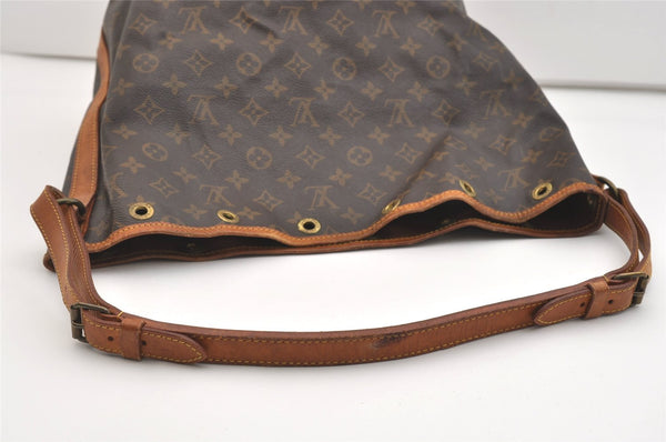 Authentic Louis Vuitton Monogram Noe Shoulder Drawstring Bag M42224 LV 4556J