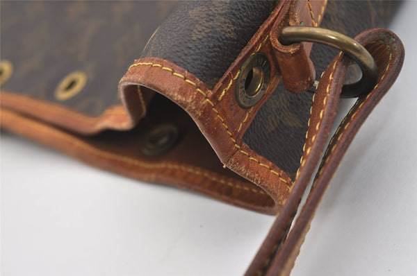 Authentic Louis Vuitton Monogram Noe Shoulder Drawstring Bag M42224 LV 4556J