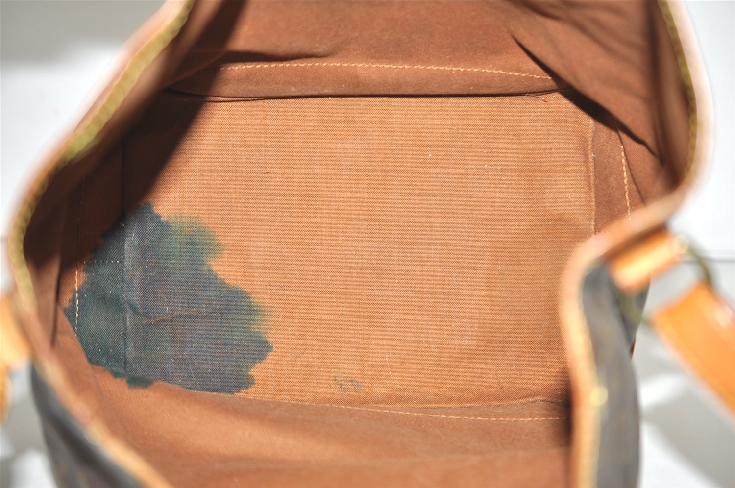 Authentic Louis Vuitton Monogram Noe Shoulder Drawstring Bag M42224 LV 4556J