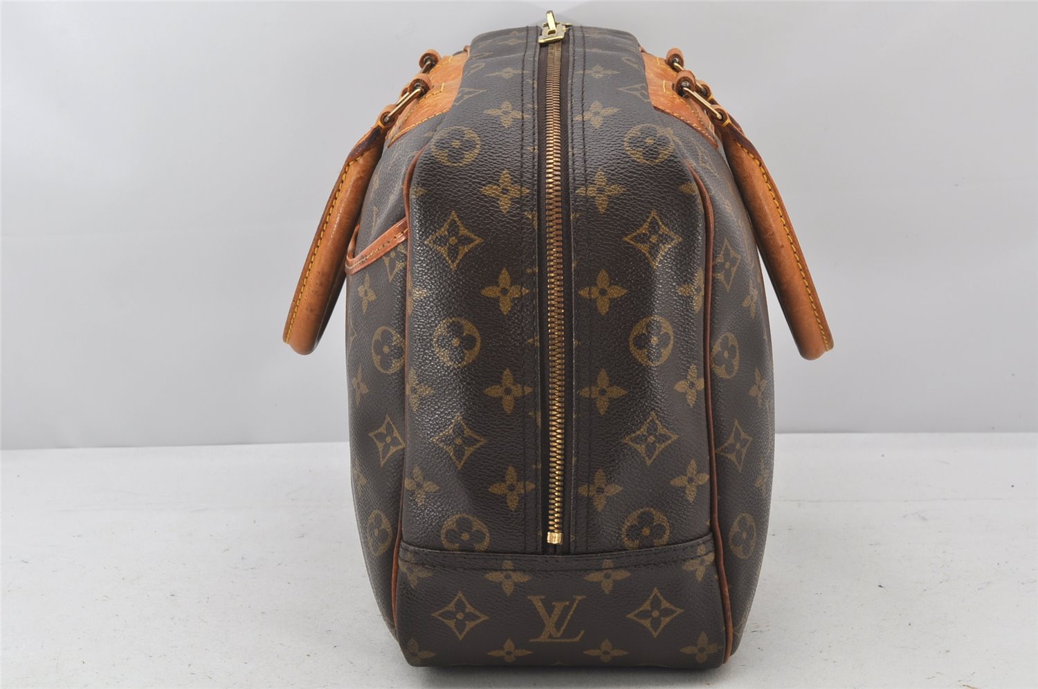 Authentic Louis Vuitton Monogram Deauville Hand Bag M47270 LV 4556K
