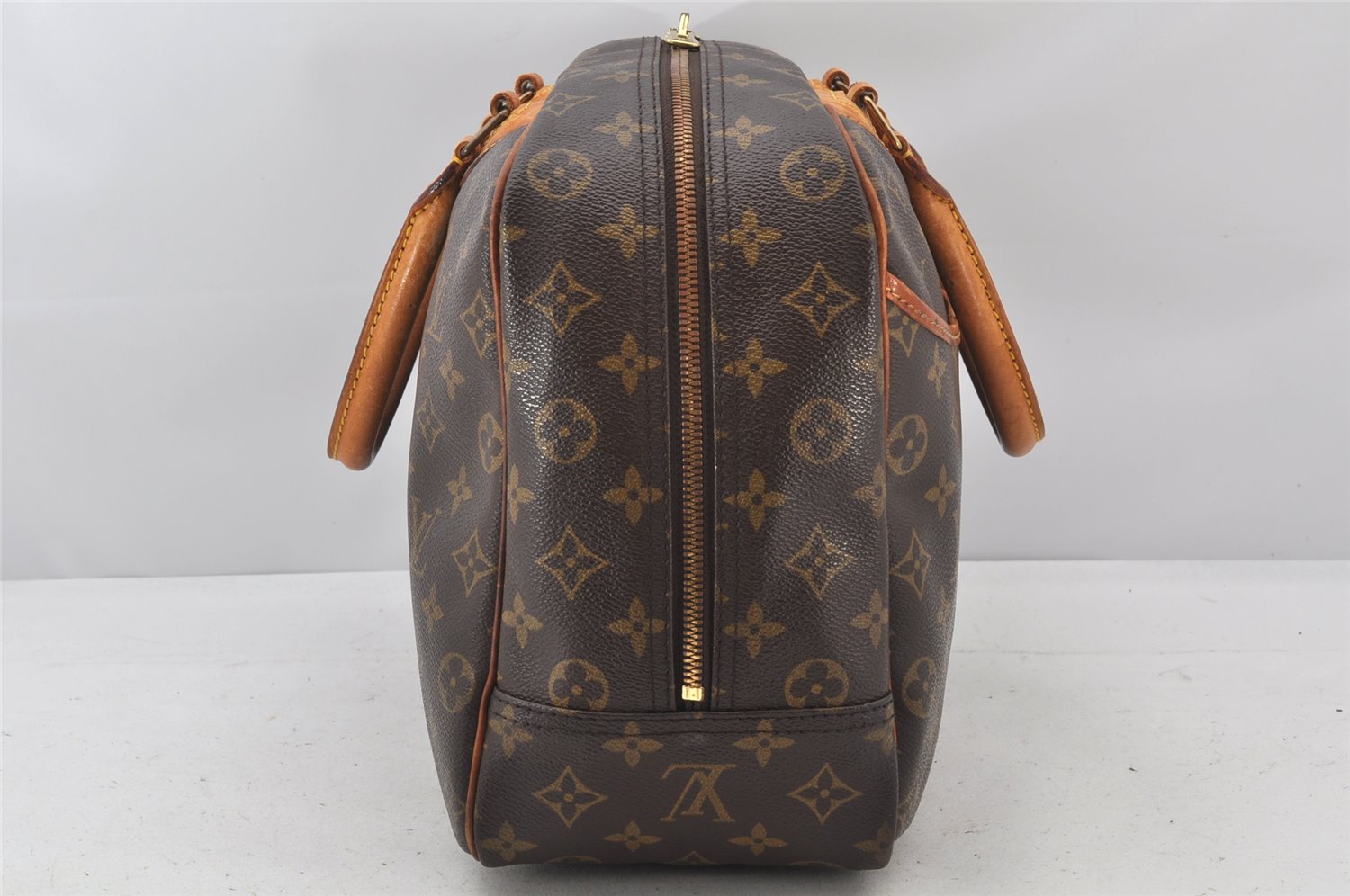 Authentic Louis Vuitton Monogram Deauville Hand Bag M47270 LV 4556K