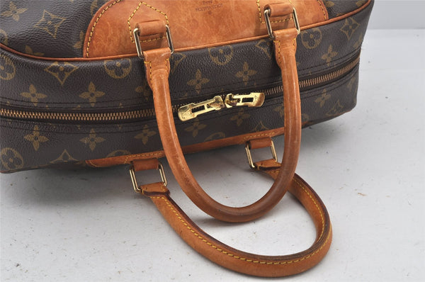 Authentic Louis Vuitton Monogram Deauville Hand Bag M47270 LV 4556K