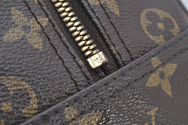 Authentic Louis Vuitton Monogram Deauville Hand Bag M47270 LV 4556K