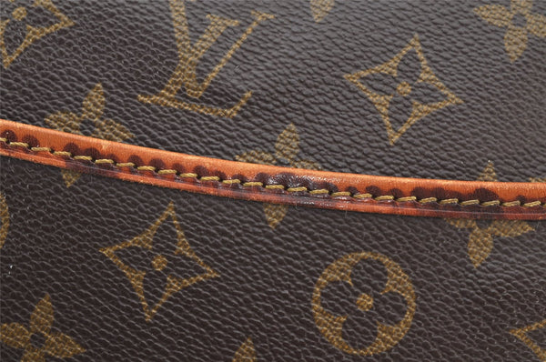 Authentic Louis Vuitton Monogram Deauville Hand Bag M47270 LV 4556K