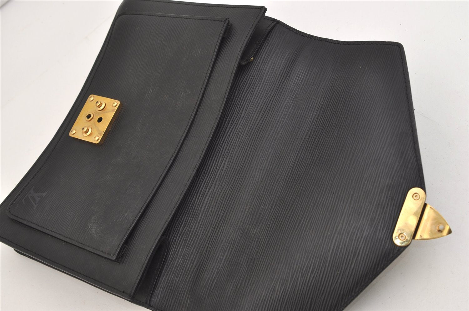 Authentic Louis Vuitton Epi Monceau 2Way Shoulder Hand Bag Black M52122 LV 4557J