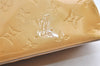 Authentic Louis Vuitton Vernis Reade PM Hand Tote Bag Yellow M91334 LV 4557K