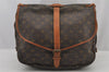 Authentic Louis Vuitton Monogram Saumur 35 Shoulder Cross Bag M42254 LV 4558J