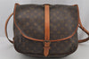 Authentic Louis Vuitton Monogram Saumur 35 Shoulder Cross Bag M42254 LV 4558J