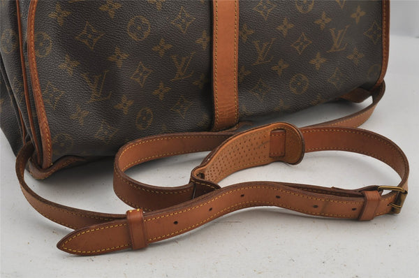 Authentic Louis Vuitton Monogram Saumur 35 Shoulder Cross Bag M42254 LV 4558J