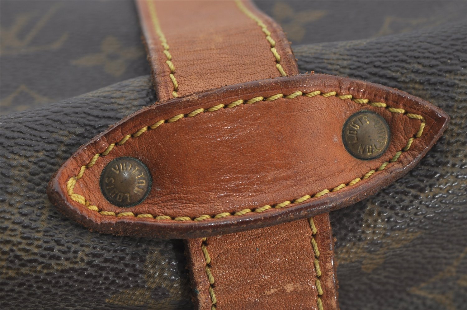 Authentic Louis Vuitton Monogram Saumur 35 Shoulder Cross Bag M42254 LV 4558J