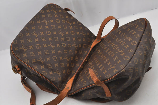 Authentic Louis Vuitton Monogram Saumur 35 Shoulder Cross Bag M42254 LV 4558J